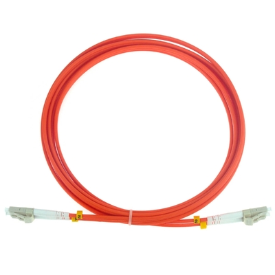 OM3 Διπλό LC Fiber Patch Cord 0.9mm-3.0mm PVC/LSZH