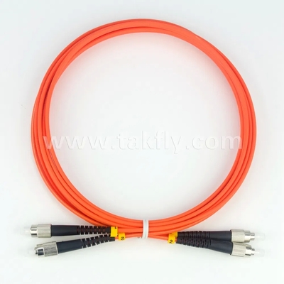 Takfly FC-FC Διπλό Καλώδιο Patch Fiber 2m 62.5/125um 3.0mm