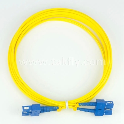 Takfly FC-FC Διπλό Καλώδιο Patch Fiber 2m 62.5/125um 3.0mm