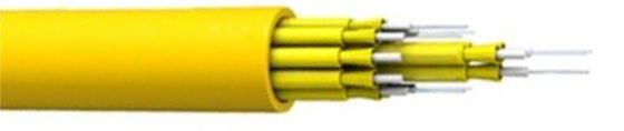 FTTH Indoor 4-48 Cores Breakout Optical Cable 2000M LSZH/PVC/PU For Telecommunications Solution