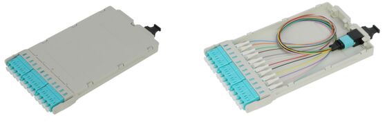 1U 2U 4U High Density MPO Patch Panel κασέτας