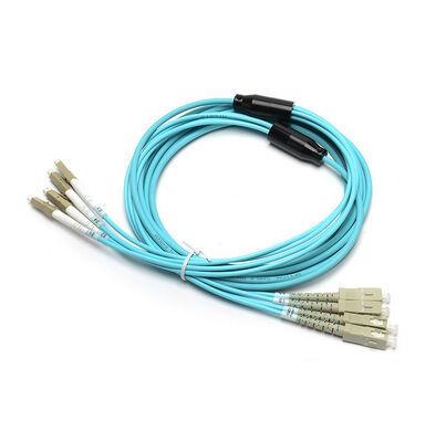 SC-LC 12F Οπτικό Patchcord με Χαμηλή Απώλεια Εισαγωγής, Υψηλή Απώλεια Ανάκλασης και Προσαρμοσμένο Μήκος