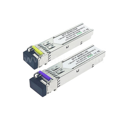 Μονάδα πομποδέκτη SFP 1.25gbps 80km LC Reach Tx1490nm/Rx1550nm Αμφίδρομη SFP για Data Center FTTH FTTX