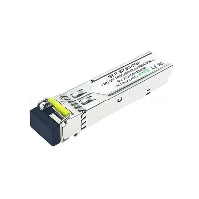 Μονάδα πομποδέκτη SFP 1.25gbps 80km LC Reach Tx1490nm/Rx1550nm Αμφίδρομη SFP για Data Center FTTH FTTX