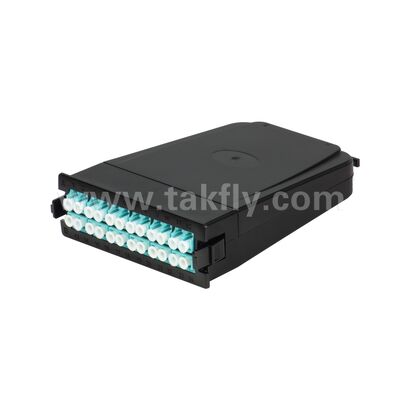 High Density 1U 96F MPO MTP - LC SM MM Fiber Optical Patch Panel / Fiber Optic Chassis / Fiber Optic ODF/ Fiber Optic Distribution Box