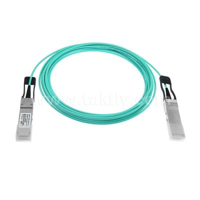 Ενεργά οπτικά καλώδια AOC ίνες 40G QSFP+ έως 40G QSFP+ για κέντρο δεδομένων FTTH FTTX