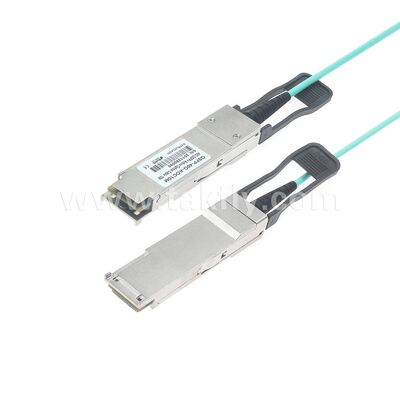 Ενεργά οπτικά καλώδια ίνες AOC 40G QSFP+ έως 40G QSFP+ για κέντρο δεδομένων FTTH FTTX