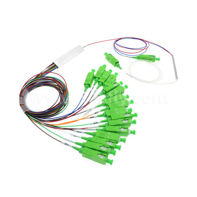 Αδιάβροχο 1x4 Μίνι FiberHub CLOSURE ITU-T SM G657A2 2,0 mm Διάσπασμα καλωδίων οπτικών ινών PLC IP68