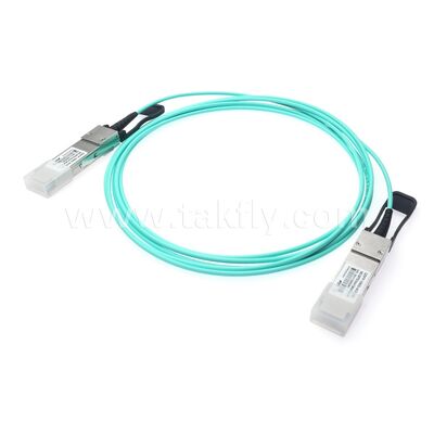 ΑΕΠ ενεργά οπτικά καλώδια ίνες 100Gbps QSFP28 έως QSFP28 για κέντρο δεδομένων FTTH FTTX