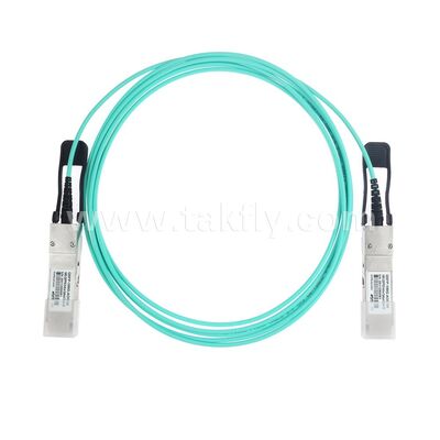 ΑΕΠ ενεργά οπτικά καλώδια ίνες 100Gbps QSFP28 έως QSFP28 για κέντρο δεδομένων FTTH FTTX