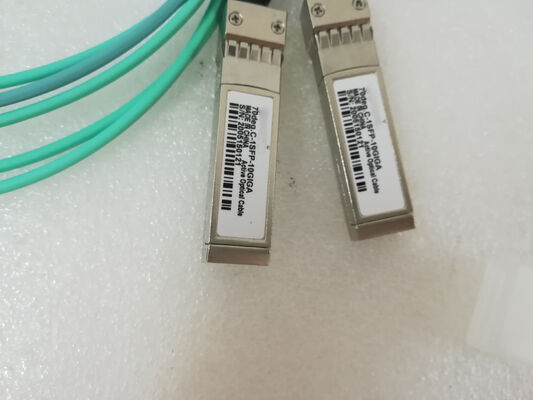 Ενεργά οπτικά καλώδια ίνες AOC 40G QSFP+ 2x10 SFP+ για κέντρο δεδομένων