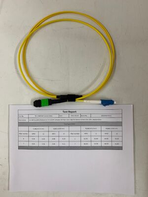 Ακριβής MPO MTP σε LC Breakout Patch Cord με 2-Fiber και προαιρετικές συνδέσεις APC/UPC για ευέλικτη σύνδεση