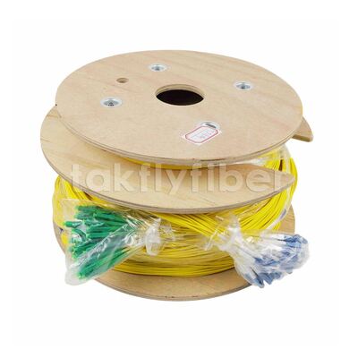 48-core High Density Fiber Optic Breakout Cable με LSZH περίβλημα Multi-Fiber Cable Assemblies