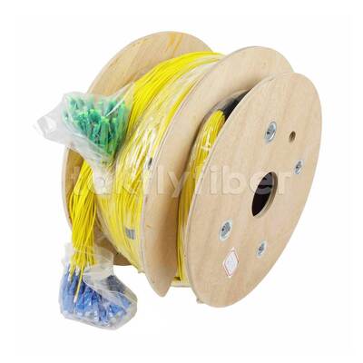 CPR B2ca Cca Dca Rated 48 Cores Optic Fiber Breakout Cable Fanout Patchcord