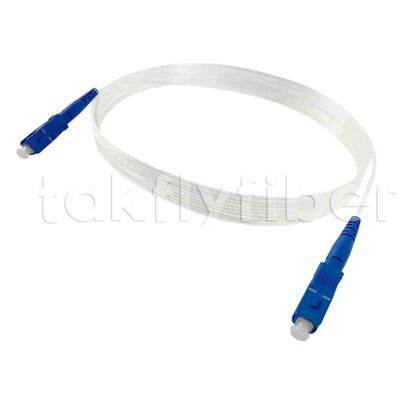 Πιστοποιημένο CPR Eca SC SM G657A 2.0*3.0mm Invisible Optic Fiber Patchcord για FTTH και FTTR
