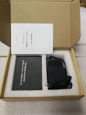 Μετατροπέας μέσων ενημέρωσης 10g SFP + & RJ45 Port Fiber Optic για FTTH Data Center Telecom