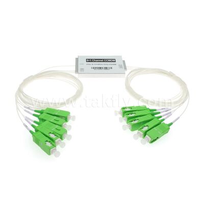 CCWDM 8+1Channel Compact Coarse Wavelength Division Multiplexer G657A1 Οπτική ίνα για κέντρο δεδομένων FTTX