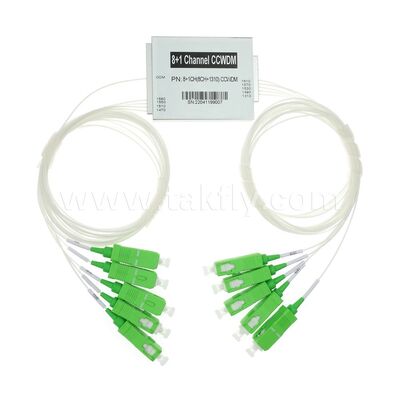CCWDM 8+1Channel Compact Coarse Wavelength Division Multiplexer G657A1 Οπτική ίνα για κέντρο δεδομένων FTTX