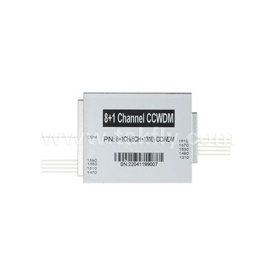CCWDM 8+1Channel Compact Coarse Wavelength Division Multiplexer G657A1 Οπτική ίνα για κέντρο δεδομένων FTTX