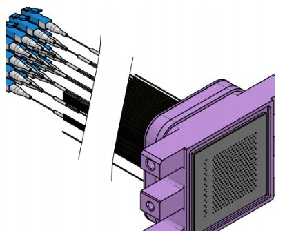 OCS Optical Switch 2D FA Product SM Low IL 0,3dB High Performance