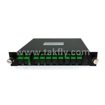 Οπτική ίνα CWDM 8+1Channel MUX+DEMUX LGX Μονάδα για Κέντρο Δεδομένων FTTX