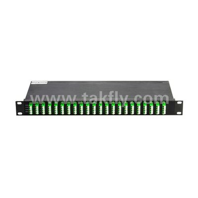 DWDM 100GHz AWG 40CH MUX+DEMUX Οπτική ίνα για κέντρα δεδομένων Τηλεπικοινωνίες 5G