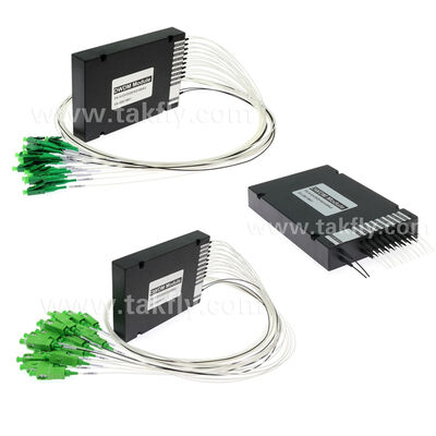 Οπτική ίνα DWDM 8+1Κανάλι MUX+DEMUX ABS Μοντέλο για Κέντρο Δεδομένων Τηλεπικοινωνιών 5G