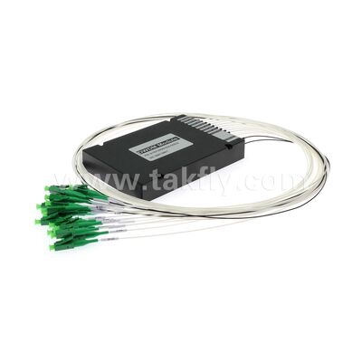Οπτική ίνα DWDM 8+1Κανάλι MUX+DEMUX ABS Μοντέλο για Κέντρο Δεδομένων Τηλεπικοινωνιών 5G