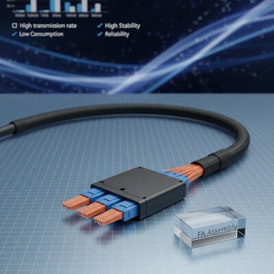 3x12F MTP - 36CH Fiber Array FA Assembly με Υψηλό Ρυθμό Μετάδοσης, Χαμηλή Κατανάλωση και Υψηλή Σταθερότητα και Αξιοπιστία
