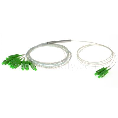 PLC Splitter 2*N Steel Tube SC APC/UPC 0,9mm Optic Fiber for Data Center Telecom FTTX