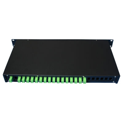 ΠΛΚ Μοιραστήρα Rack Mount Singlemode G657A SC APC/UPC Οπτική ίνα για κέντρο δεδομένων Τηλεπικοινωνίες FTTx