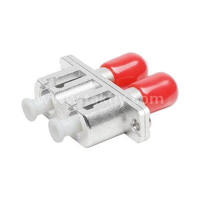 ST-LC Coupler Duplex Metal Hybrid Adapter Γυναίκα/Γυναίκα Οπτική ίνα για κέντρο δεδομένων Τηλεπικοινωνίες FTTX