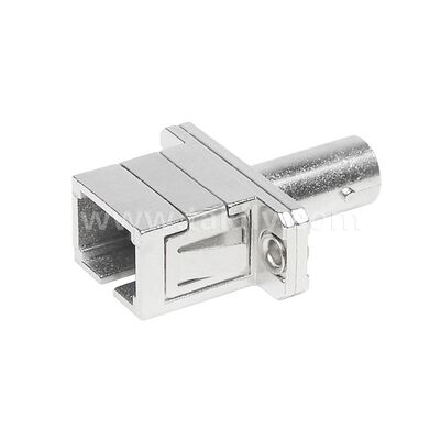 Σύνδεσμος οπτικών ινών ST-SC Simplex Metal Hybrid Adapter Γυναίκα/Γυναίκα για κέντρο δεδομένων Τηλεπικοινωνίες FTTX