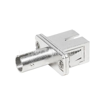 Σύνδεσμος οπτικών ινών ST-SC Simplex Metal Hybrid Adapter Γυναίκα/Γυναίκα για κέντρο δεδομένων Τηλεπικοινωνίες FTTX