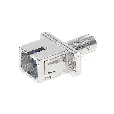 Σύνδεσμος οπτικών ινών ST-SC Simplex Metal Hybrid Adapter Γυναίκα/Γυναίκα για κέντρο δεδομένων Τηλεπικοινωνίες FTTX
