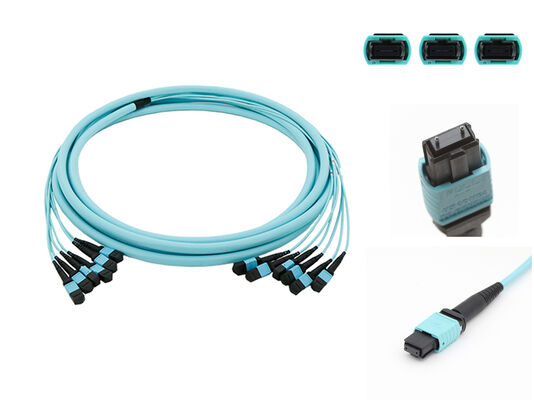 MPO MTP Multi-Core Pre-terminated Fiber Patch Cord για εφαρμογές κέντρων δεδομένων υψηλής πυκνότητας