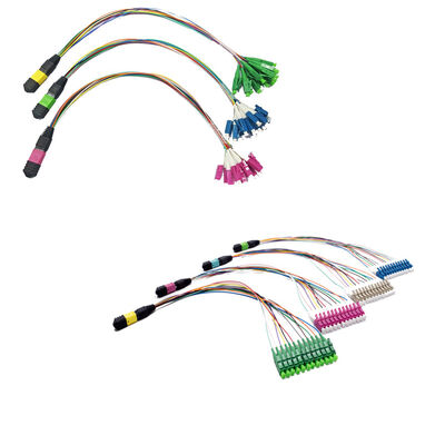 MPO MTP Multi-Core Pre-terminated Fiber Patch Cord για εφαρμογές κέντρων δεδομένων υψηλής πυκνότητας