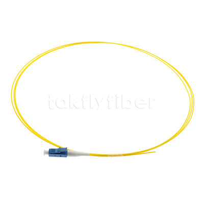 LC Simplex Single Mode Fiber Optic Pigtail 1m 2m 3m μήκη, 0,9mm στενή θωράκιση