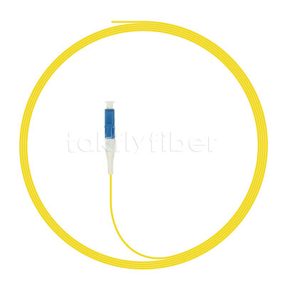 LC Simplex Single Mode Fiber Optic Pigtail 1m 2m 3m μήκη, 0,9mm στενή θωράκιση