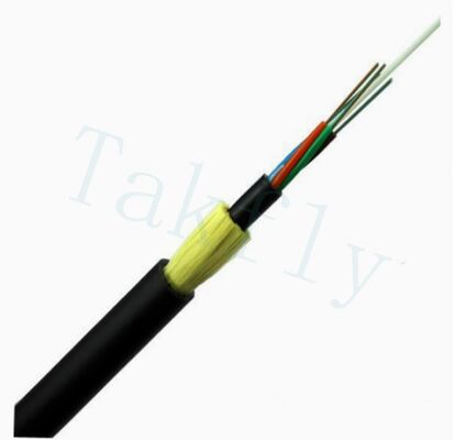 2-144 Κεντρικό καλώδιο ADSS   Single Mode G.652D, PE/AT Sheath, Max Span 1500m, για εναέρια εγκατάσταση σε πύργους μετάδοσης