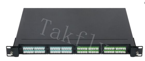 Πίνακας διανομής ινών MPO/MTP ∙ 1U Rack-Mount, προ-συνδεδεμένη μονάδα κασέτας, 4 slots, LC/MPO Interface, για διαχείριση ινών κέντρου δεδομένων
