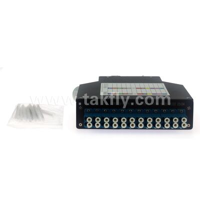 1U Front-Access Rackmount ODF με 2 δίσκους σύνδεσης και χωρητικότητα 12-48 πυρήνων