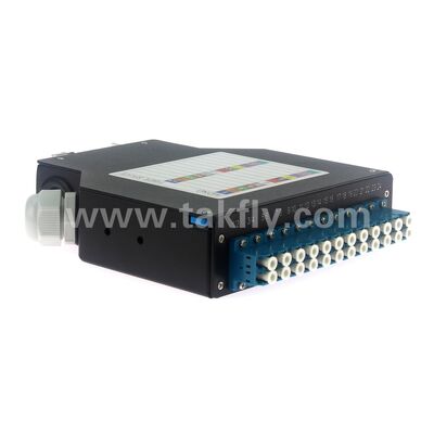 1U Front-Access Rackmount ODF με 2 δίσκους σύνδεσης και χωρητικότητα 12-48 πυρήνων
