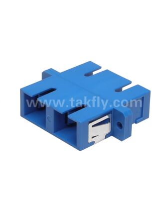 SC Duplex Fiber Optic Adapter, χαμηλή απώλεια εισαγωγής για σύνδεση καλωδίου-καλωδίου και καλωδίου-εξοπλισμού