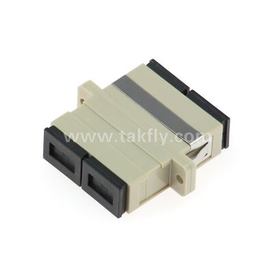 SC Fiber Optic Adapter ∙ Ζιρκόνια, χωρίς φτερούγες ή με διπλή φτερούγες, για SM/MM, λειτουργία -40~85°C