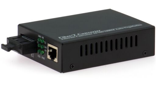 Έξυπνος μετατροπέας πολυμέσων 10-100-1000M Dual Fiber Single mode—— Υψηλή απόδοση και απόδοση