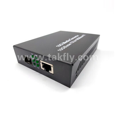 10G Gigabit μη διαχειριζόμενος μετατροπέας μέσων Fiber, οικονομικά αποδοτική επέκταση δικτύου ομάδας εργασίας, απομονωμένη προστασία και εύκολη συντήρηση