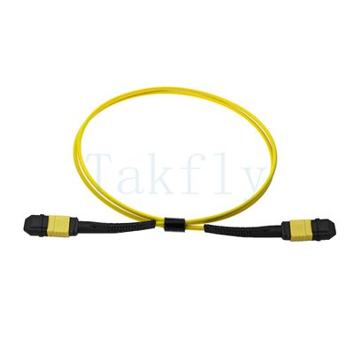 12 πυρήνες MPO APC Fanout Patch Cord ️ αρσενικό σε θηλυκό, χαμηλή απώλεια