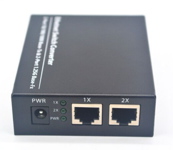SC Single-Fiber 10/100/1000M με 2 RJ45 Port Base-T to 100 Base-X Managed Media Converter