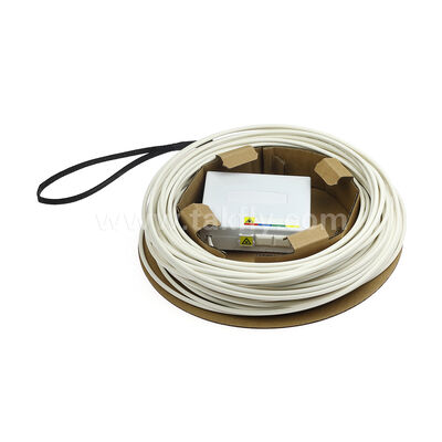 FTTH προετοιμασμένο εξοπλισμό έξοδος √ τοίχωμα χωρίς εργαλεία, χωρίς συγκόλληση, περιλαμβάνει τροχιά καλωδίου για γρήγορη εγκατάσταση FTTB